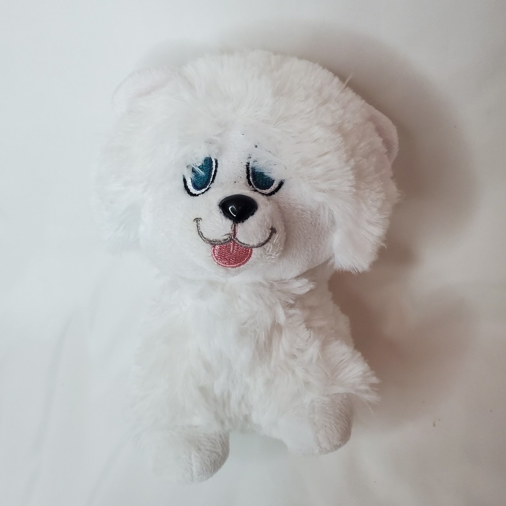 Disney Jr. Minnie Mouse Minnie's Happy Helpers "Snowpuff" White Puppy Dog Plush